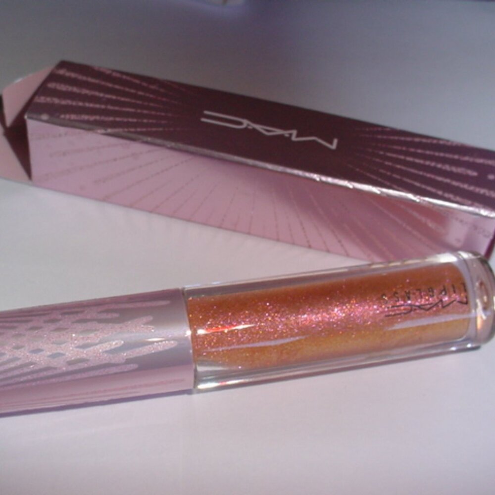 MAC NIB Frosted Fireworks Lipglass BREAK THE ICE